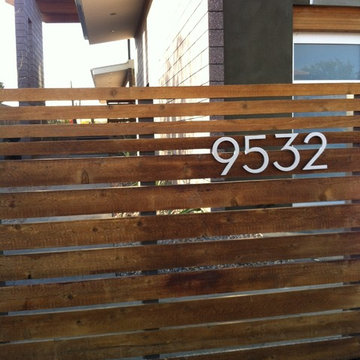 modern house numbers - customer photo