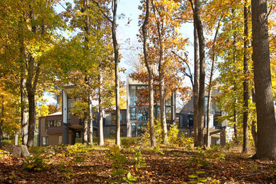 Modern House on the River