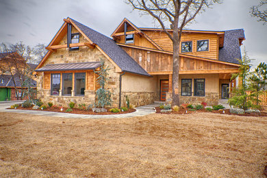 Mountain style exterior home photo in Oklahoma City