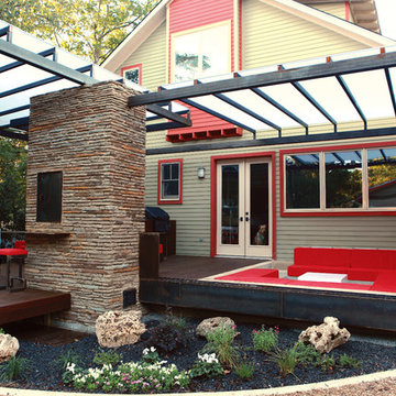 modern outdoor living in austin texas