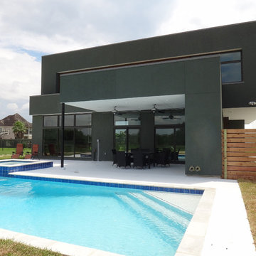 Modern Patio and Pool