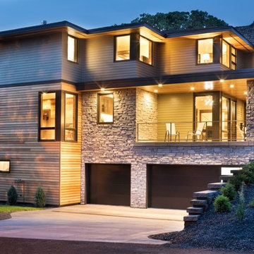 Modern Prairie Style Home on Minnehaha Creek