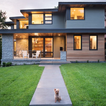 Modern Prairie Style Home on Minnehaha Creek