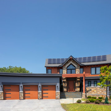Modern Solar Lake House