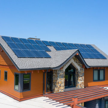 Modern Solar Lake House