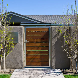 Modern steel and wood