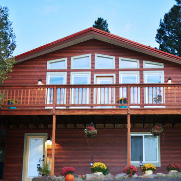 Morrison Mountain Home | Cedar to James Hardie WoodTone Rustic