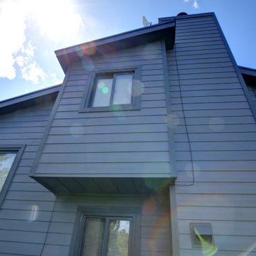 Morrison Transformation | Full Siding Replacement | Stone Accent