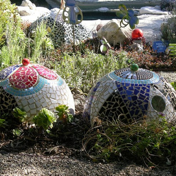 Mosaic Tile Projects: Garden Boobies