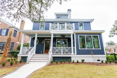 Transitional exterior home photo in Charleston