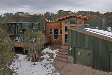 Example of a trendy exterior home design in Denver