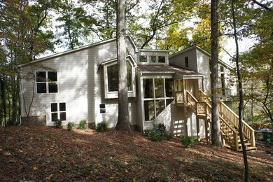 Inspiration for a contemporary exterior home remodel in Atlanta
