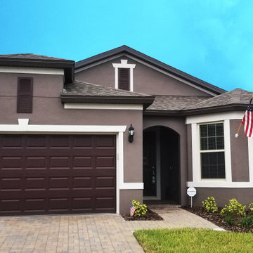 Musket Brown Aluminum Vented Soffit and Fascia