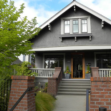 My Houzz: Bold Wallpaper Kicks Up a Century-Old Craftsman