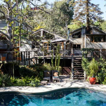My Houzz: Casual Boho Style in a Treehouse-Like Los Angeles Home