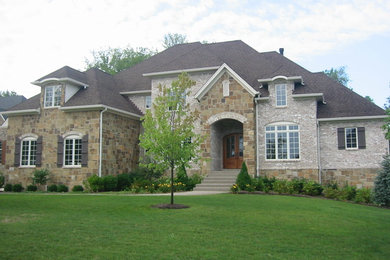 Example of a trendy exterior home design in Indianapolis