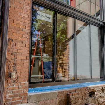 Nanawall Frameless Window Wall - work in progress