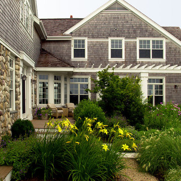 Nantucket Residence Exterior side garden
