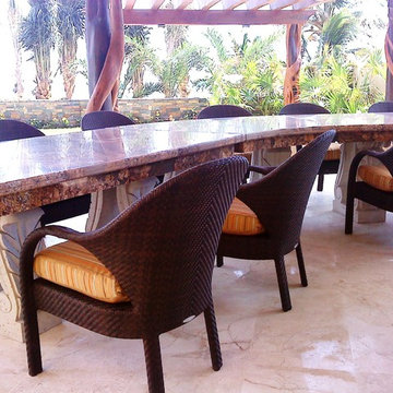 Natural Stone Marble Table Top and Table Bases
