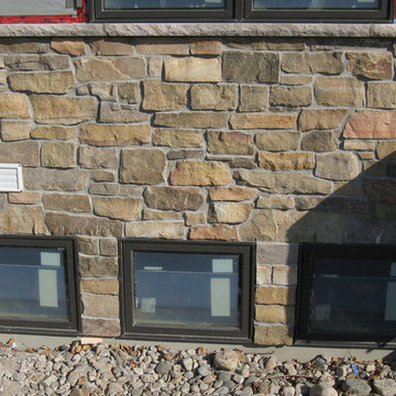 Natural Stone veneer cottage exterior