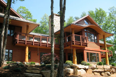 Example of an exterior home design in Raleigh