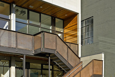 Industrial exterior home idea in San Francisco