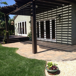 Inspiration for a craftsman exterior home remodel in Los Angeles