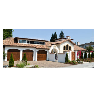 New Construction Los Gatos Mediterranean Exterior San Francisco By Sunbay Construction