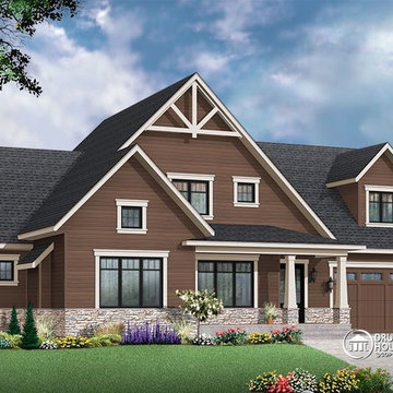 NEW -Craftsman House Photos - Plan no. 3507-V3 by Drummond House Plans