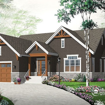 NEW! Craftsman inspired bungalow house plan # 3260-V3 by Drummond House Plans