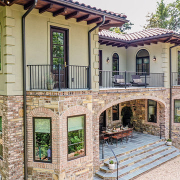 New, custom, Bergeron-built Tuscan style home with Mediterranean influences!