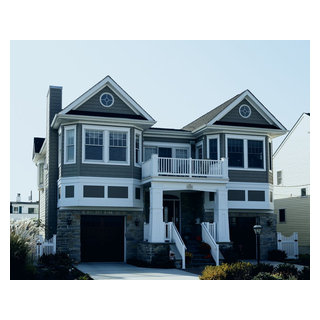 New Custom Home, Ocean City, NJ - Traditional - Exterior - Philadelphia ...