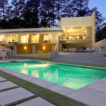 New Custom Modern Single Family Residence in Lafayette California