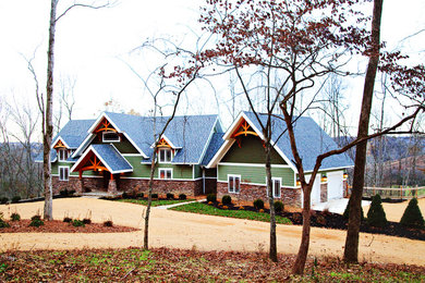 New Custom Timber Frame and SIPs Home in Tennessee