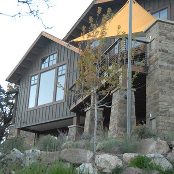 new deck and great room addition