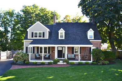 Inspiration for a traditional house exterior in Manchester.