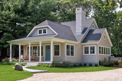 Traditional exterior home idea in New York