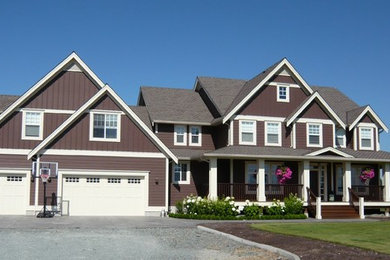 This is an example of a traditional house exterior in Vancouver.