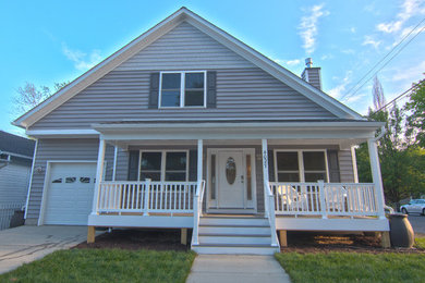 Coastal house exterior in DC Metro.