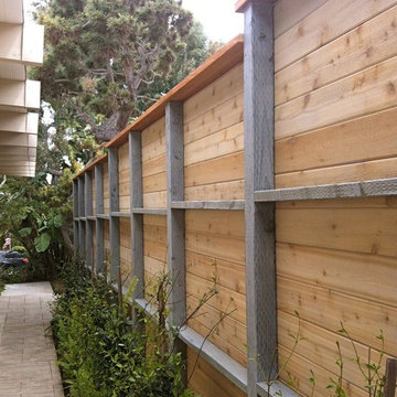 New neighbor fence