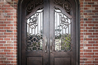 New Orleans Custom Door Design to Match Garage Door