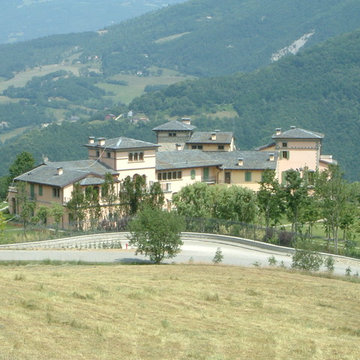 New residential complex (Villa) built in Appenines Mountains in Italy