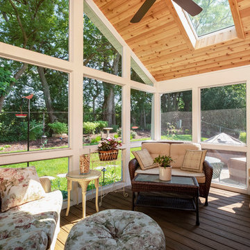 New Screened Porch on an Existing Ranch Home