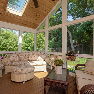 New Screened Porch on an Existing Ranch Home