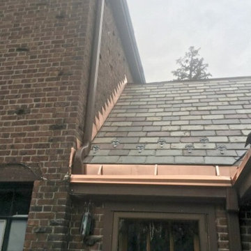 New Slate Roof and Copper Flashing