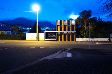 Zweistöckige Moderne Holzfassade Haus in Hobart