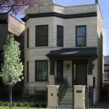 New Traditional Porch & Facade