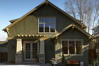 Inspiration for a craftsman exterior home remodel in San Francisco