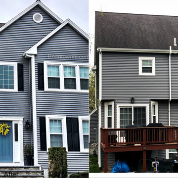 New Vinyl Siding, Windows, Doors and Gutters