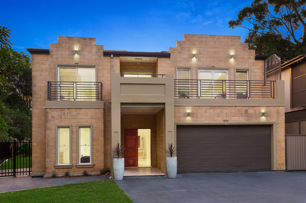 Contemporary Exterior by Uplift Interiors